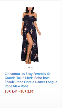 Cinnamou les Sexy Femmes de Grande Taille Mode Boho hors Épaule Robe Florale Dames Longue Robe Maxi Robe