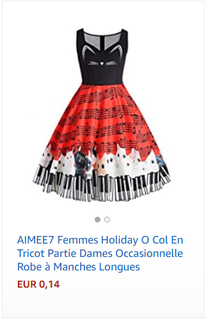 AIMEE7 Femmes Holiday O Col En Tricot Partie Dames Occasionnelle Robe à Manches Longues