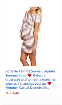 Robe de Femme Soiree Elégante Tunique Robe ❤️ Robe de grossesse allaitement à manches courtes à manches courtes ❤️ Femmes Casual Demoiselle d'honneur sans manches dentelle Robe