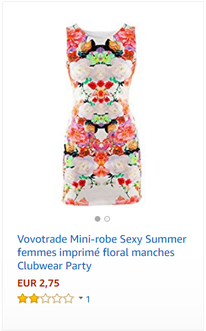 Vovotrade Mini-robe Sexy Summer femmes imprimé floral manches Clubwear Party