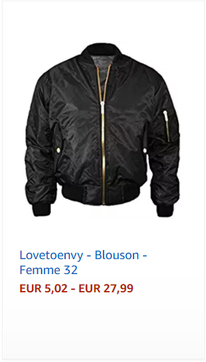 Lovetoenvy - Blouson - Femme 32