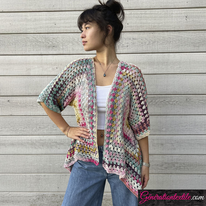 Laine Katia collection Fair Cotton Arlequino Modèle N°7694-19