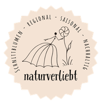 Logo naturverliebt, Blumen, Warngau, Slowflowers, nachhaltige Blumen