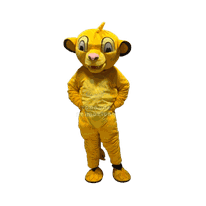 noleggio mascotte simba il re leone roma