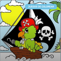 Colorear Barco pirata