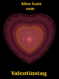 #Herz als #Valentinstag Karte #Waldviertel #Kreativ
