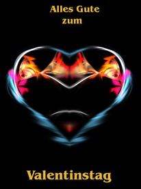 Herz als Valentinstag Karte #Waldviertel #Kreativ #Traeume aus #Glas