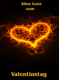 Herz als Valentinstag Karte #Waldviertel #Kreativ #Traeume aus #Glas