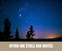 Offrir une étoile aux invités