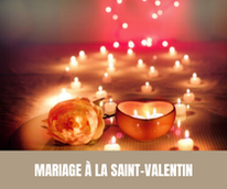 Mariage à la Saint-Valentin