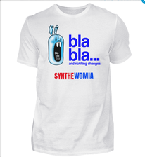 Bla bla T-Shirt by Synthewomia
