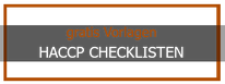 gratis Vorlagen HACCP Checklisten