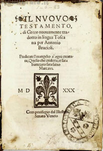1530 Brucioli Bible