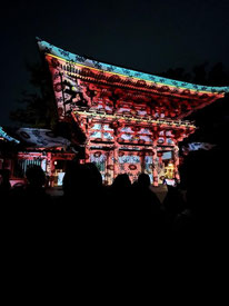 氷川神社プロジェクションマッピング