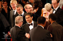 Asif Kapadia, lors de la projection de son film "Amy" -  Festival de Cannes 2015 - photo © Anik COUBLE 