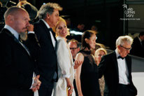 L'équipe du film "L'Homme irrationnel" de Woody Allen - Festival de Cannes 2015 - Photo © Anik Couble