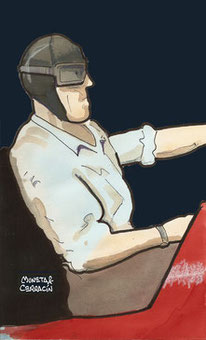 Tazio Nuvolari by Muneta & Cerracín