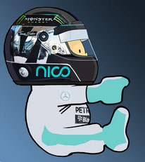 Nico Rosberg by Muneta & Cerracín