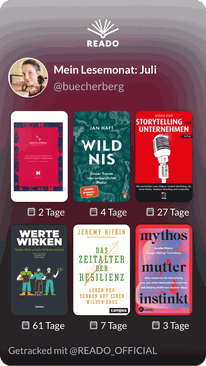 Meine Leserei tracke ich mit READO. Mehr zur App ein anderes Mal.