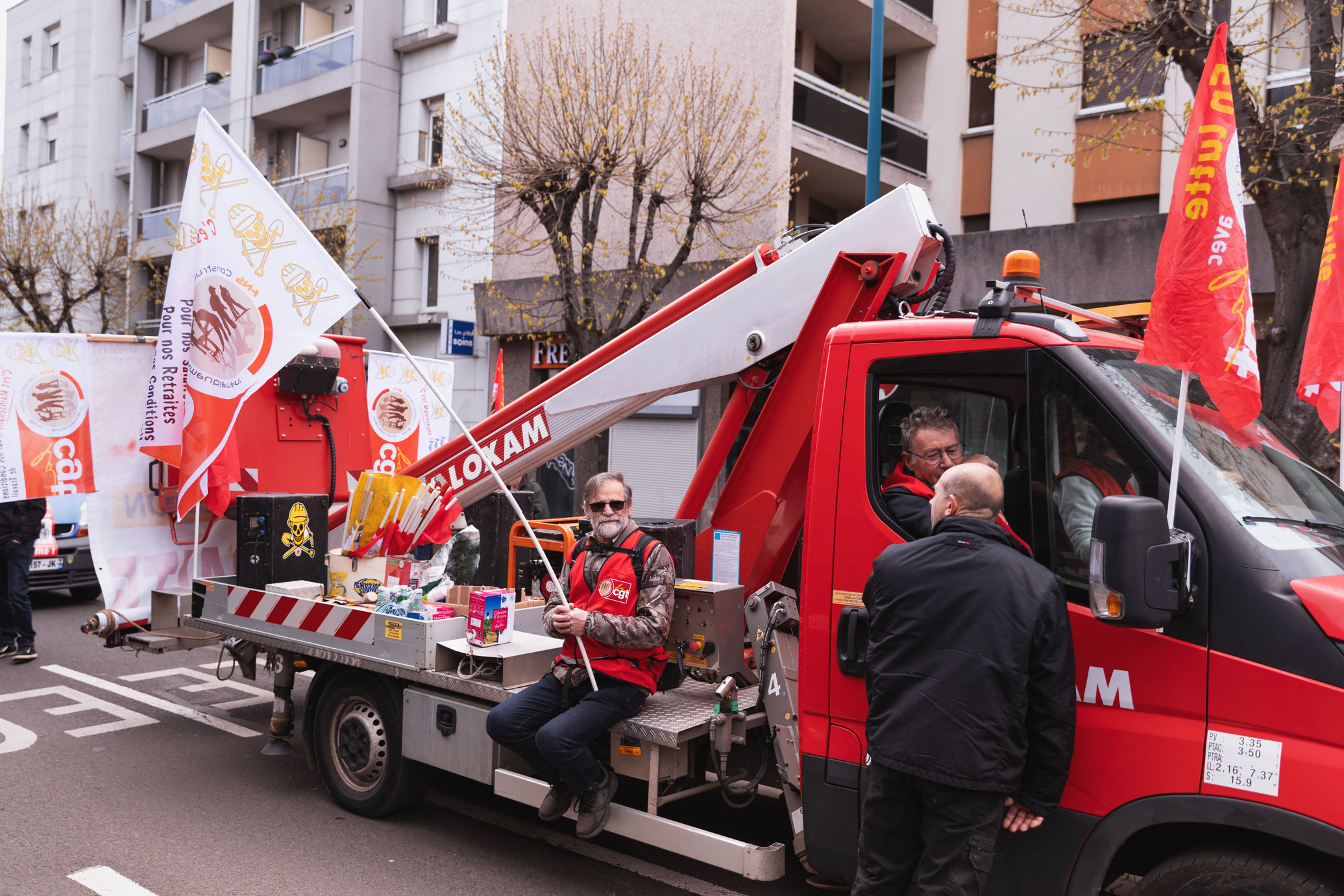 Manifestation contre la réforme des retraites - Clermont-Ferrand
