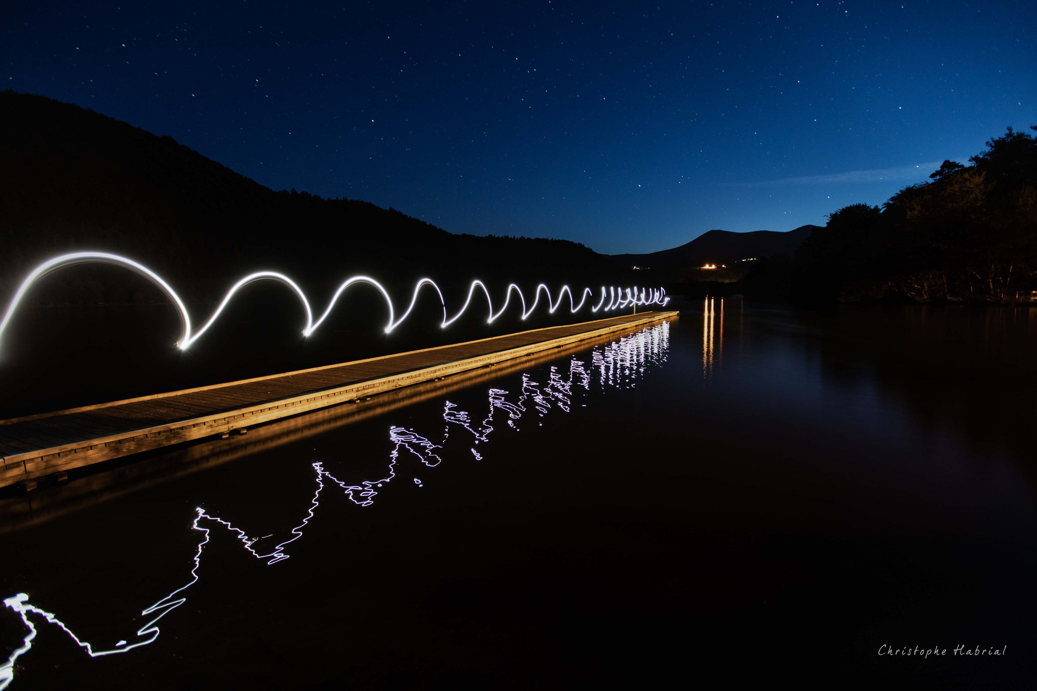 Light painting lac chambon
