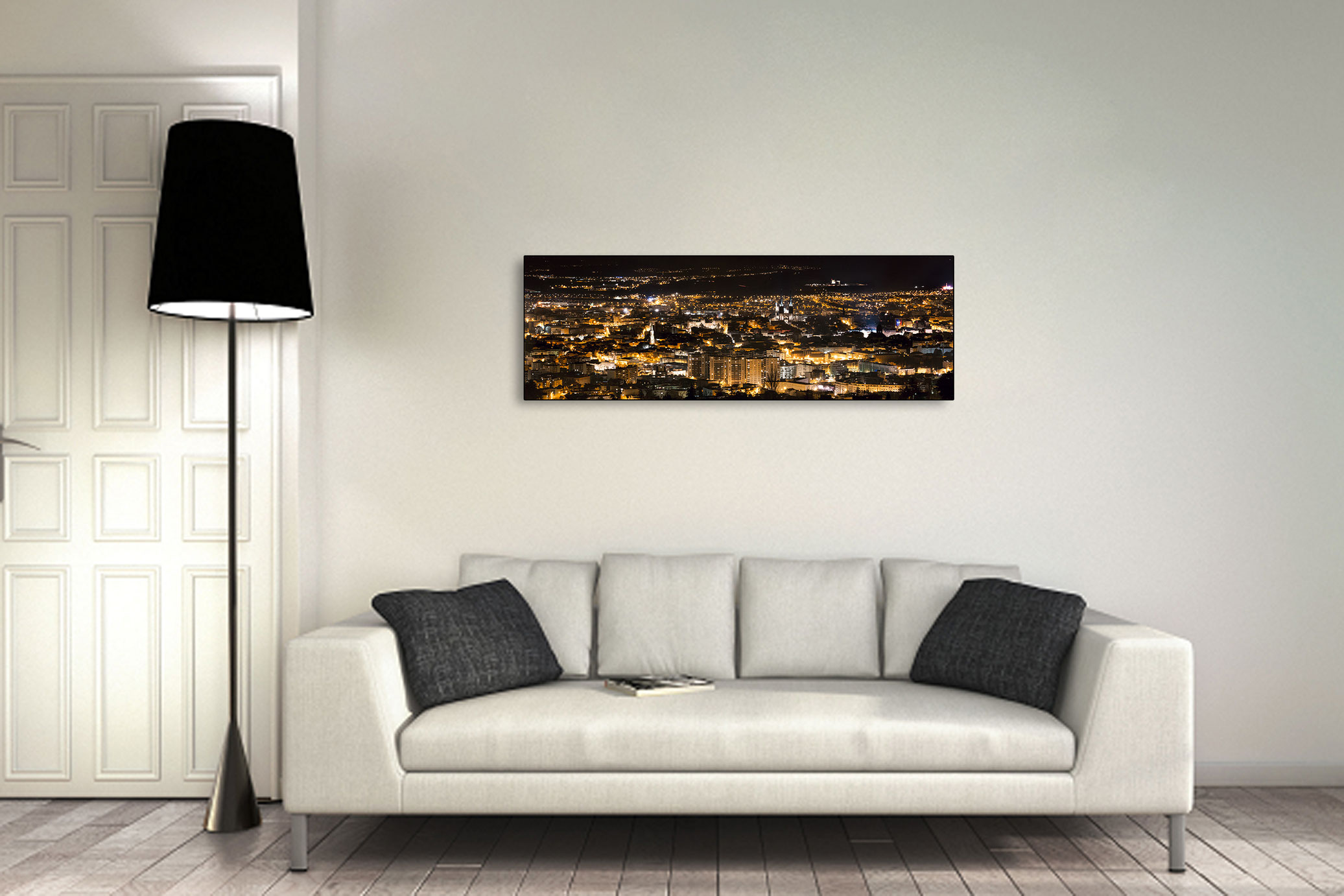 Format panoramique 90x30 cm