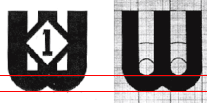 W-Vergleich: Reimann-Zeichen - Bauhaus-Schriftkurs 