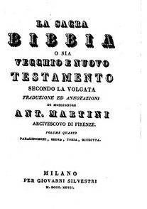 Martini Bible 1827 Italy 