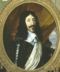 Portrait OF Louis XIII (1601-1643), King of France by Philippe de Champaigne