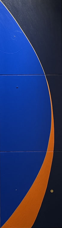 Path of Light 2   380mm×1365mm(380mm×455mm each)    F8×3   2025 acrylic on canvas, wood