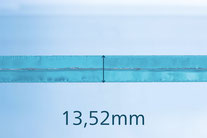 VSG aus TVG Glas 13.52mm klar