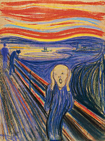 Le cri, Eward Munch, 1885. (Anomie ? )