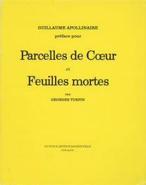 Dassonville Guillaume Apollinaire Parcellles de Cœur Gustave Arthur