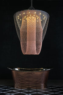 von Antoni Gaudi inspiriert: der Leuchter Halo von Willowlamp