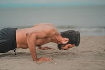 Sand push-ups