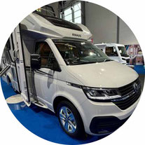 Knaus Tourer Van 500 MQ in weiß freigestellt vor weißem Hintergrund 2025