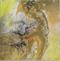 daluz composition abstraction lyrique abstraite aux formes colorées 