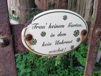Garten-Weisheit / Foto: NABU Herford
