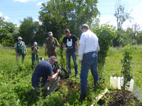 Dreharbeiten von HR3 zum Projekt Grüner Gürtel Groß-Gerau