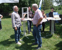 Infostand der Ortsgruppe