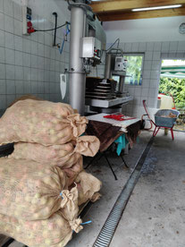 Äpfelsäcke für das Keltern