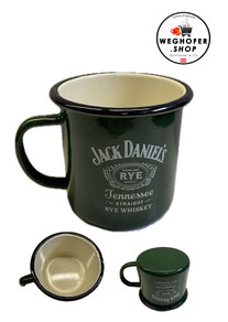 Jack Daniels Emaille Tasse, Mug, Merchandise, Jack Daniels 3 Liter Flasche, weghofer shop, wien, Vösendorf, Abholung