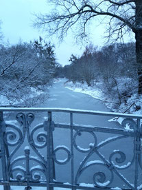 Blick von der Gralbrücke.