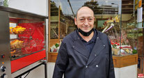 Christophe le nouveau boucher du quartier Le Village à Vélizy-villacoublay.