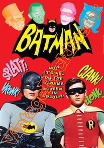 batman,adam west,batman poster,dc comics,comic,fumetto,burt ward,sci fi, b movie, tv serie, cartoni animati,cartoon