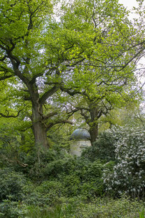 Horst Bischoff führte durch den Rasteder Schlosspark