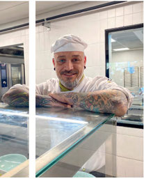 Chef Fred during a busy lunch time