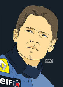 Giancarlo Fisichella & Eddie Irvine by Muneta & Cerracín