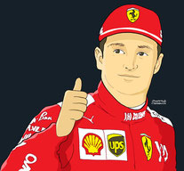 Charles Leclerc by Muneta & Cerracín