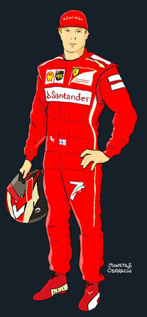 Kimi-Matias Räikkönen by Muneta & Cerracín